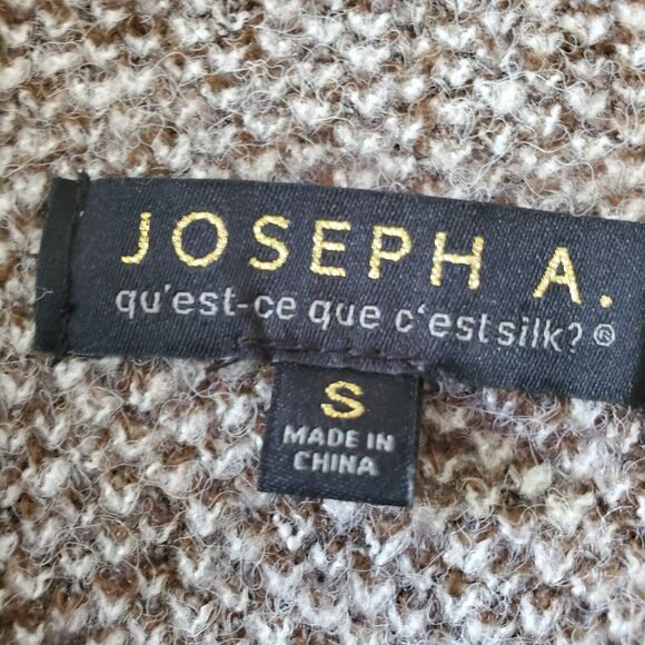 Joseph A Long Open Cardigan Sweater Women's Size Small Pockets Soft Relaxed Fit - Picture 2 of 10